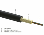 Optický kabel DROP FTTx SM 8x9/125