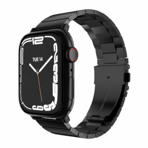 SwitchEasy remienok Maestro Stainless Steel pre Apple Watch 44/45/49mm - Black