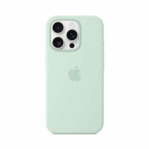iPhone 16 Pro Silicone Case with MagSafe - Aquamarine