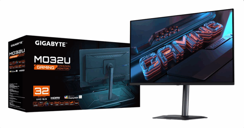 GIGABYTE LCD MO32U GAMING Monitor 32" UHD 3840x2160