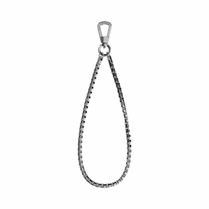 SwitchEasy 4.5mm Metal Chain Wrist Strap + Strap Card - Silver