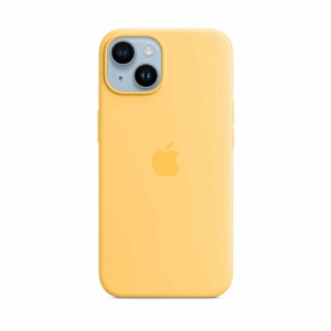 Apple iPhone 14 Silicone Case with MagSafe - Sunglow