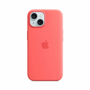 iPhone 15 Silicone Case with MagSafe - Guava
