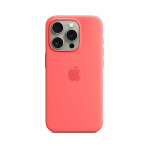 iPhone 15 Pro Silicone Case with MagSafe - Guava