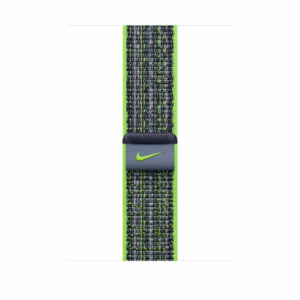 Apple Watch 45mm Bright Green/Blue Nike Sport Loop