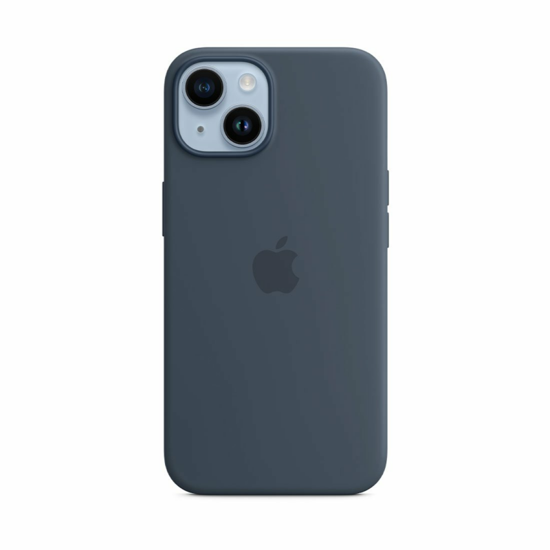Apple iPhone 14 Silicone Case with MagSafe - Storm Blue