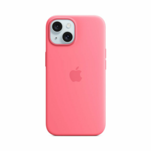 iPhone 15 Silicone Case with MagSafe - Pink