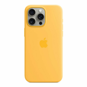 iPhone 15 Pro Max Silicone Case with MagSafe - Sunshine