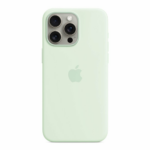 iPhone 15 Pro Max Silicone Case with MagSafe - Soft Mint