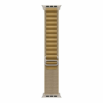 Apple Watch 49mm Tan Alpine Loop - Small - Natural Titanium Finish