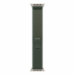 Apple Watch 49mm Green Trail Loop - S/M - Natural Titanium Finish