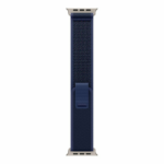 Apple Watch 49mm Blue Trail Loop - M/L - Natural Titanium Finish