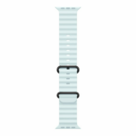Apple Watch 49mm Ice Blue Ocean Band - Black Titanium Finish