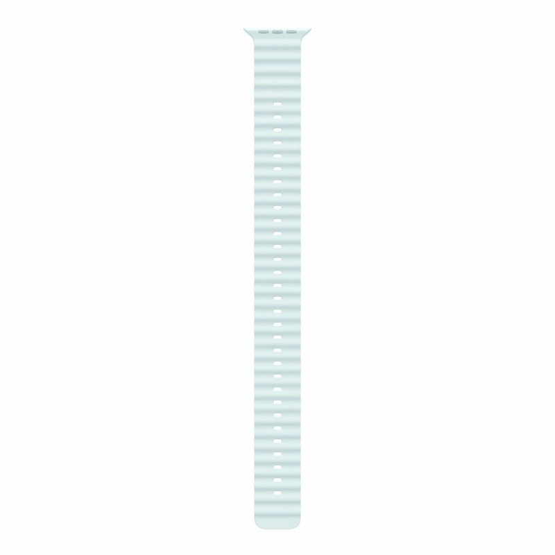 Apple Watch 49mm Ice Blue Ocean Band Extension - Black Titanium Finish