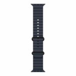 Apple Watch 49mm Navy Ocean Band - Black Titanium Finish