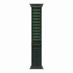 Apple Watch 49mm Dark Green Alpine Loop - Medium - Black Titanium Finish