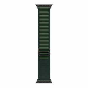 Apple Watch 49mm Dark Green Alpine Loop - Medium - Black Titanium Finish