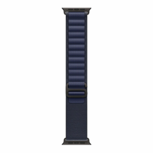 Apple Watch 49mm Navy Alpine Loop - Medium - Black Titanium Finish