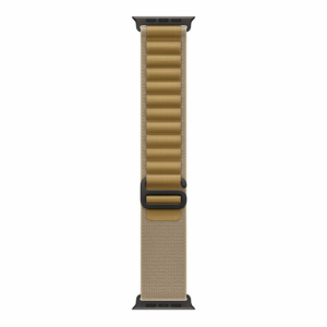 Apple Watch 49mm Tan Alpine Loop - Small - Black Titanium Finish
