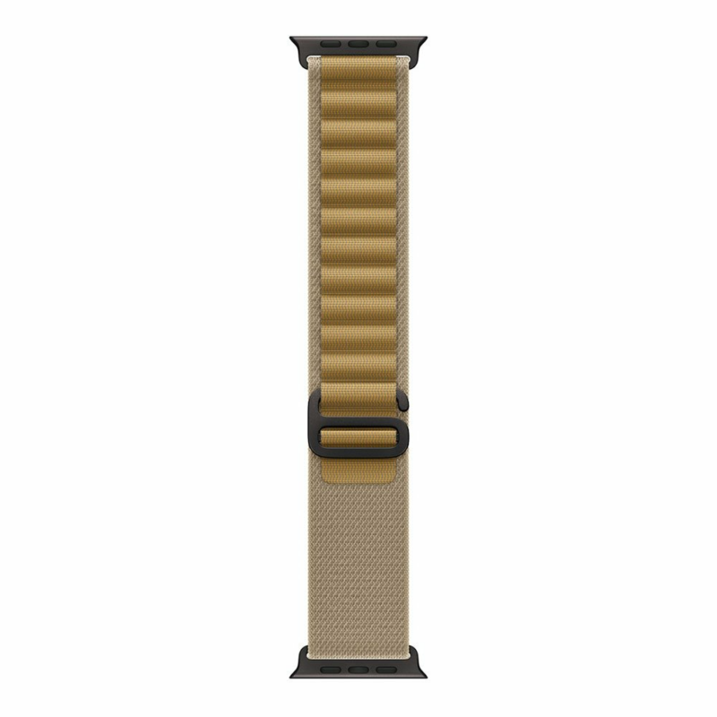Apple Watch 49mm Tan Alpine Loop - Small - Black Titanium Finish