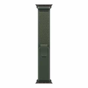 Apple Watch 49mm Green Trail Loop - M/L - Black Titanium Finish