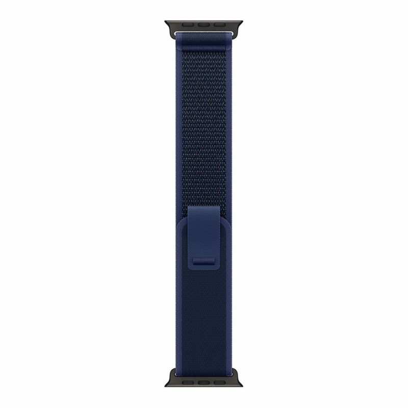 Apple Watch 49mm Blue Trail Loop - M/L - Black Titanium Finish