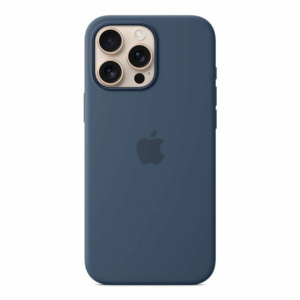 iPhone 16 Pro Max Silicone Case with MagSafe - Denim