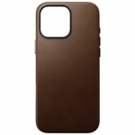 Nomad kryt Traditional Leather Case Magsafe pre iPhone 16 Pro Max - Brown