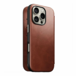Nomad puzdro Modern Leather Folio Magsafe Horween pre iPhone 16 Pro Max - Olde Dublin