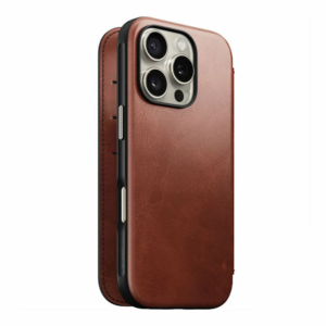 Nomad puzdro Modern Leather Folio Magsafe Horween pre iPhone 16 Pro Max - Olde Dublin