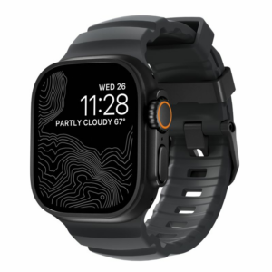 Nomad remienok Rocky Point Band pre Apple Watch 46/49mm - Storm/Black