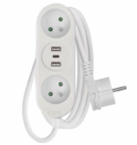 EMOS Predlzovaci kabel 16A (2zás. + 3 x USB) 2M