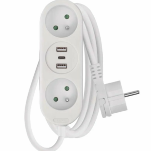 EMOS Predlzovaci kabel 16A (2zás. + 3 x USB) 2M