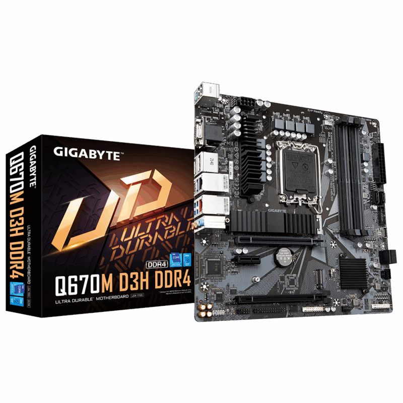 Gigabyte Q670M D3H DDR4