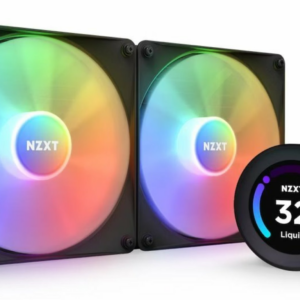 NZXT AIO liquid cooler CPU Kraken 280 ELITE RGB / 2x140mm fan / 4-pin PWM / LCD display / black