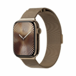 SwitchEasy remienok Mesh Stainless Steel pre Apple Watch 40/41/42mm - Gold