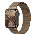 SwitchEasy remienok Mesh Stainless Steel pre Apple Watch 44/45/46mm - Gold