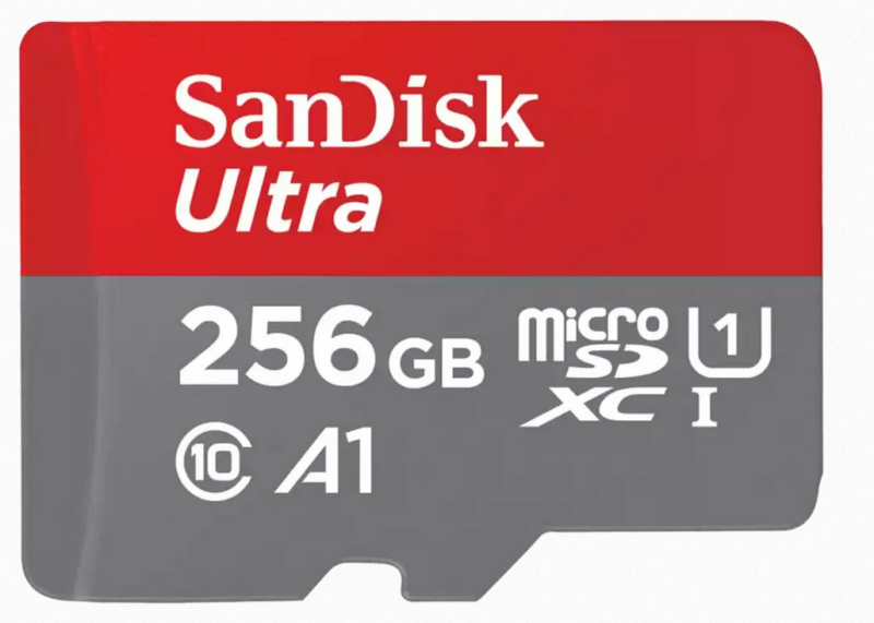 SanDisk Ultra 256GB microSD card