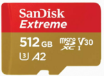 SanDisk Extreme 512GB microSD card