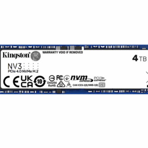 Kingston 4000GB NV3 M.2 2280 PCIe 4.0 NVMe SSD