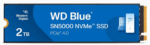 WD Blue SN5000 SSD 2TB M.2 NVMe Gen4 5150/4850 MBps