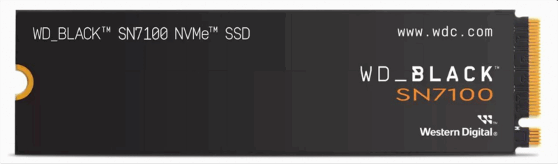 WD BLACK SN7100 SSD 4TB M.2 NVMe Gen4 7000/6700 MBps