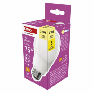 EMOS LED žiarovka Classic A60 / E27 / 9