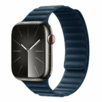 Devia remienok Deluxe Magnetic Fiber Watch Band 44/45/46mm - Sea Blue
