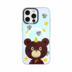 Devia kryt Canvas Series Magnetic Case pre iPhone 16 - Starry Bear