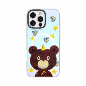 Devia kryt Canvas Series Magnetic Case pre iPhone 16 - Starry Bear
