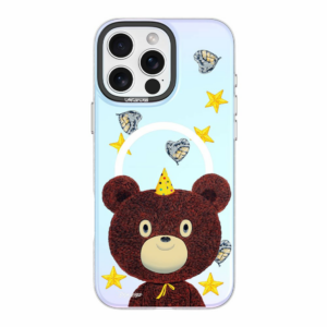 Devia kryt Canvas Series Magnetic Case pre iPhone 16 Plus - Starry Bear