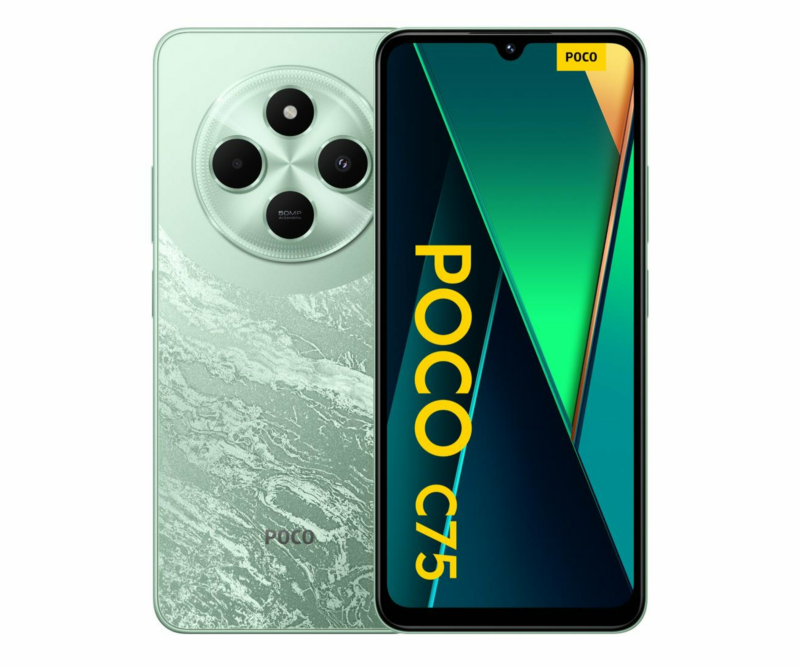 POCO C75 6.88"HD+ 6/128GB Helio G81-Ultra 50/13Mpx 5160mAh Green