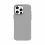 Devia kryt Nature Series Silicone Magnetic Case pre iPhone 16 Pro - Gray White