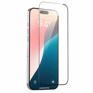 Devia ochranné sklo Van Series Anti-Static pre iPhone 16 Plus/15 Plus - Black Frame